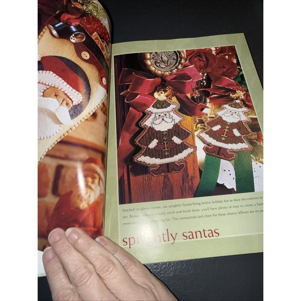 Vintage 1999 Christmas‎ All Through The House Crafts Cookbook Recipes Cook Book